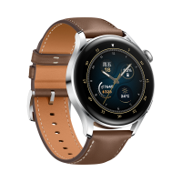 华为(HUAWEI)watch3手表 eSIM独立通话智能手表 心脏与呼吸健康管理 支持NFC支付 3天长续航 华为智能手表华为手表3新款 46mm 时尚款棕色