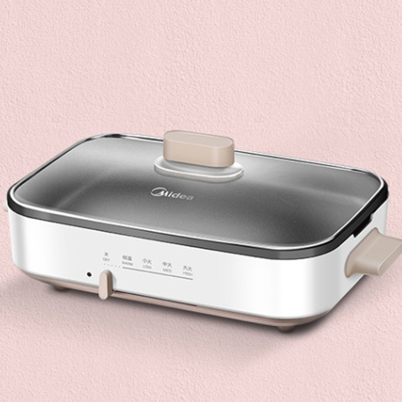 美的(Midea)多功能电火锅煎烤锅 网红多用途料理锅电煎锅 MC-DY3020Power101