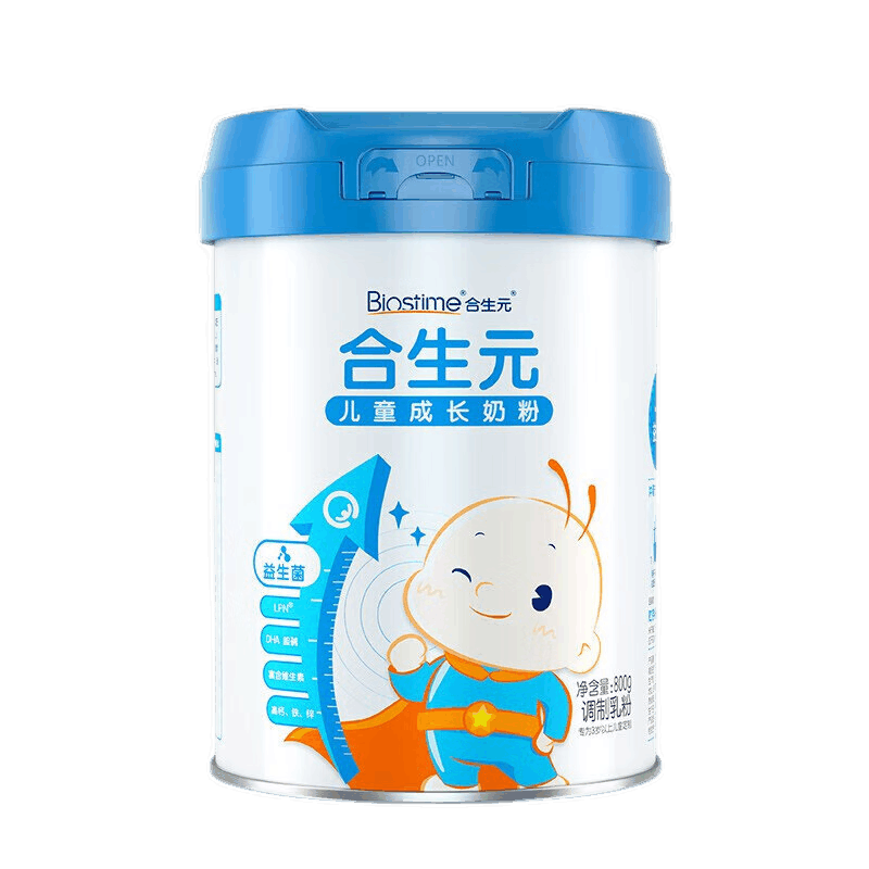30+营养好物 合生元儿童成长奶粉800g3岁-6岁以上