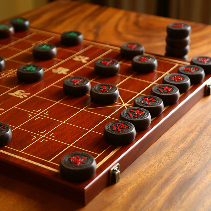 象棋 黑檀木棋子高清大图