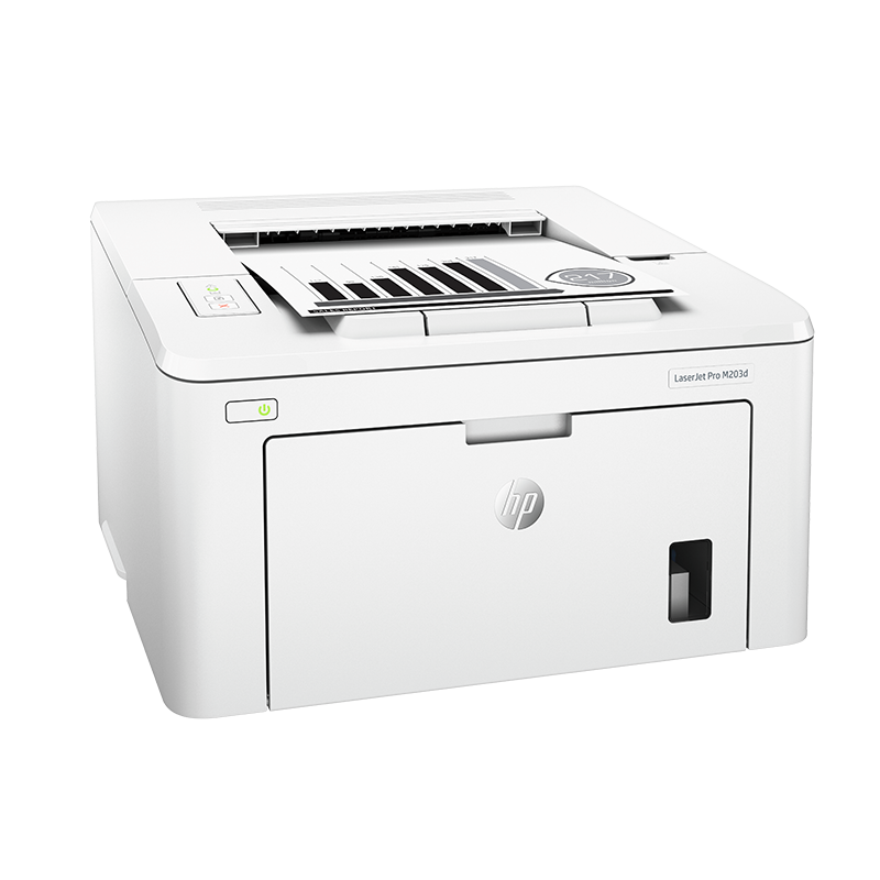 惠普hp m203d黑白激光打印机a4自动双面打印机家用办公打印机