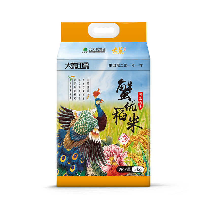 大荒印象 北大荒集团大荒印象蟹优稻五常香米5kg