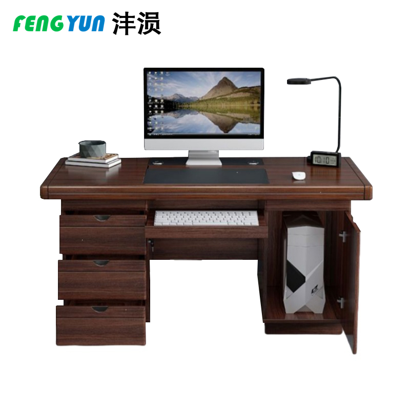 沣涢 办公桌 员工电脑桌 1.6米 个高清大图