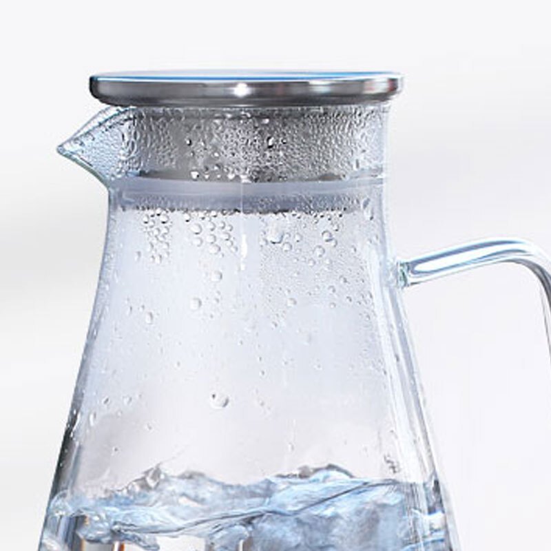 家用冷水壶玻璃泡茶壶凉白开水杯扎壶大容量水瓶套装家居日用水具酒具玻璃杯凉水壶