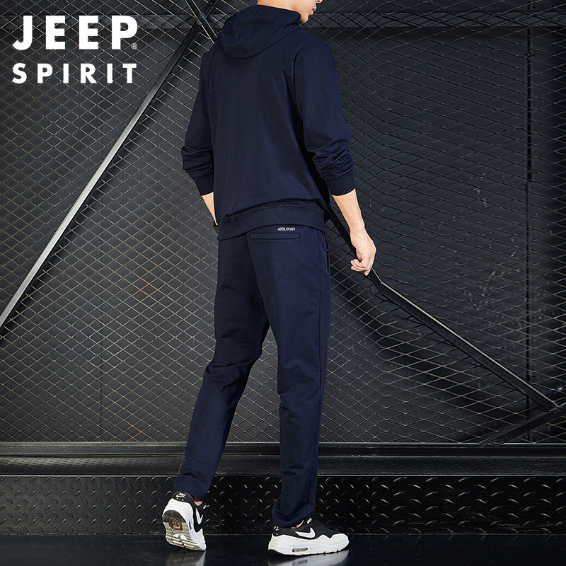 JEEP/吉普运动装男春秋长袖休闲时尚男卫衣套装20252029-20252032