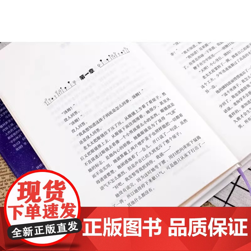 [正版精装]汤姆索亚历险记 中文版 马克·吐温著 全译本完整版 小学生六年级下册课外阅读书青少版读物世界名著小说阅读书籍高清大图