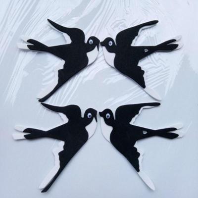 燕子8只秋天幼儿园环创材料房间装饰森系屋顶天花板顶部空中树叶吊饰