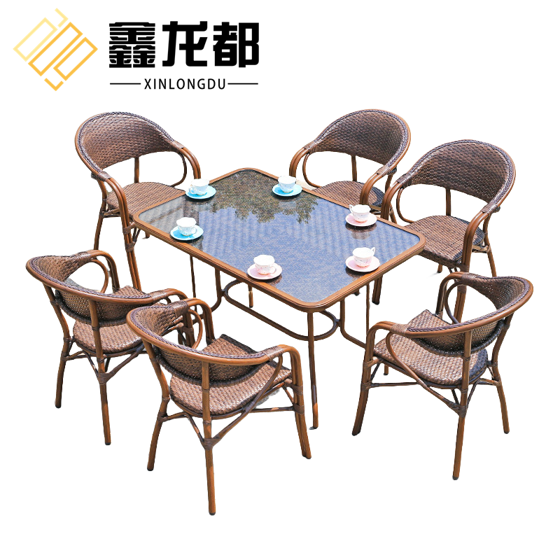 鑫龙都户外桌椅高清大图