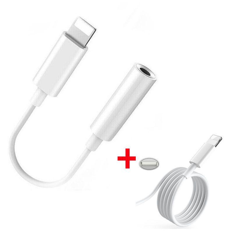 全系统[听歌看视频] 送同款转接线|耳机转接头充电两用二合一iphone7转换器8转接线通话p语音xK2
