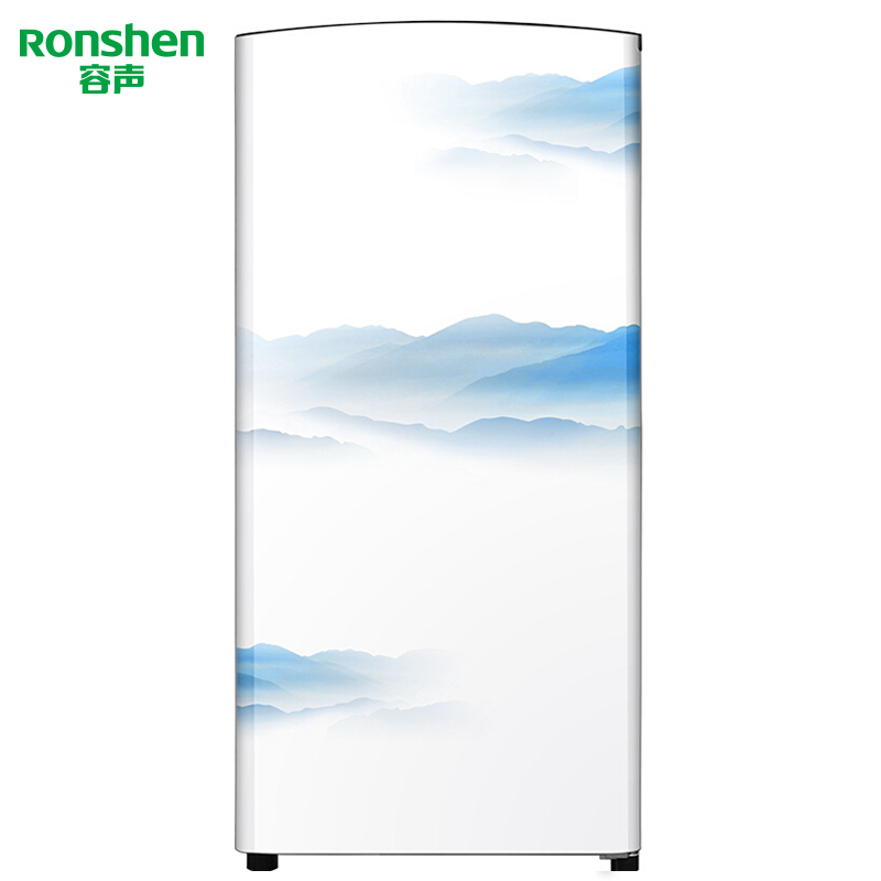 容声(Ronshen)BC-150 150升时尚单门迷你冰箱 小型冰箱 家用一级能效 节能 实用微冻 (印象之境)