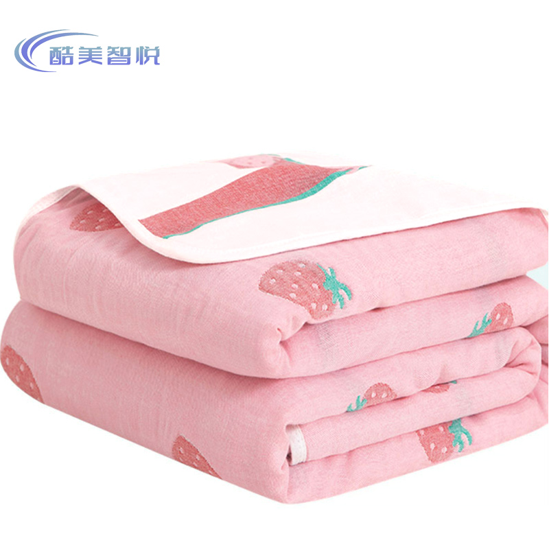 酷美智悦 毛巾被 180*200cm 条高清大图