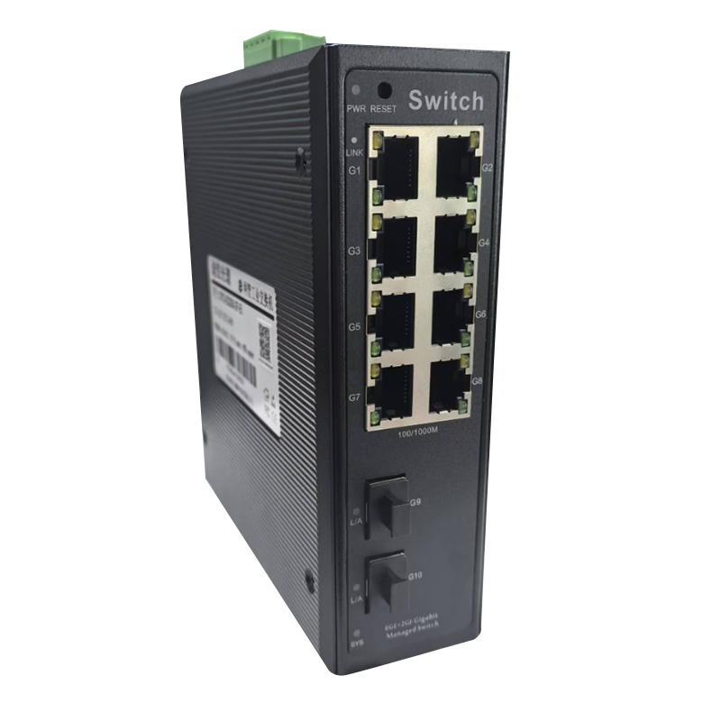 迪信光谱 工业以太网2光8电全千兆网管交换机 OYD-S2208-2F-EI 台高清大图