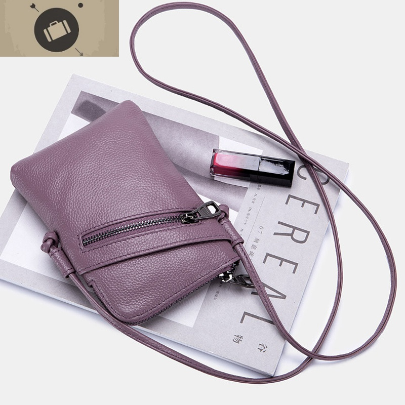 艾狄伊娃(eddieeva)女士斜挎包601844894386-b 纯皮装手机包女斜挎包