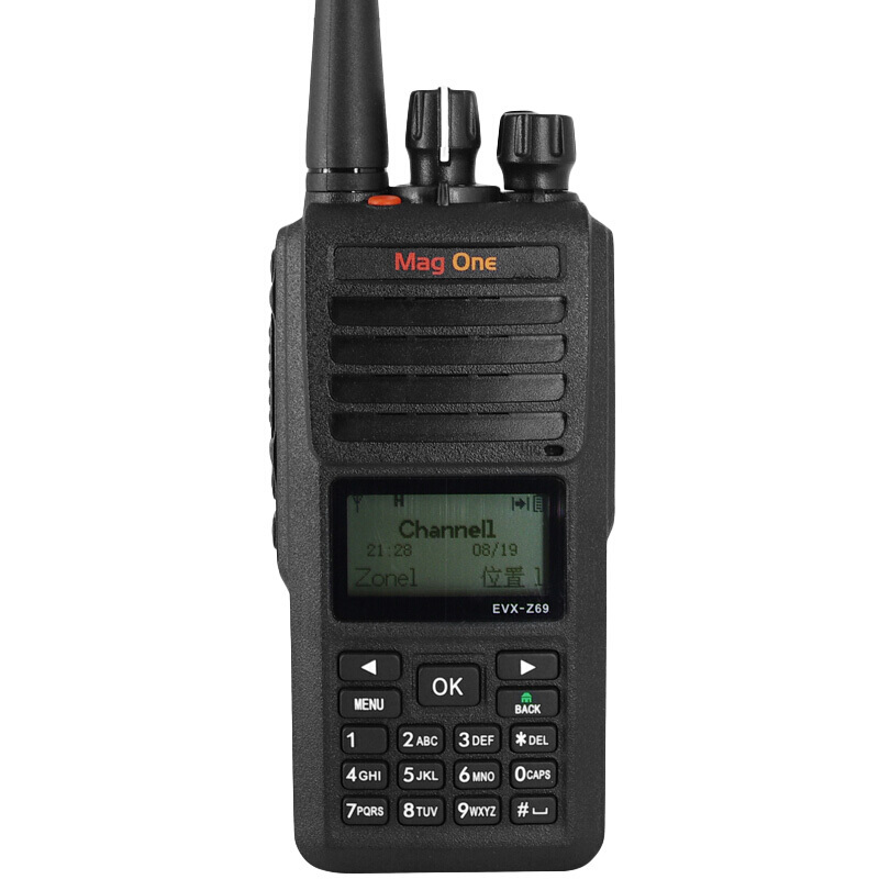 摩托罗拉(MOTOROLA) EVX Z69数字信号对讲机 手持商用大功率手台 黑色 数模兼容