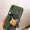 韩风立体布艺小狐狸公仔6splus苹果x手机壳iPhone7/8plus棉麻软壳