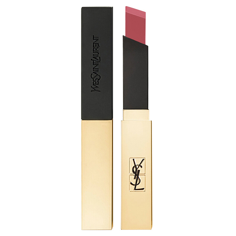 圣罗兰（YSL）小金条2018新款细管方管口红哑光雾面唇膏2.2g持久显色 哑光细管小金条唇膏11号奶茶色