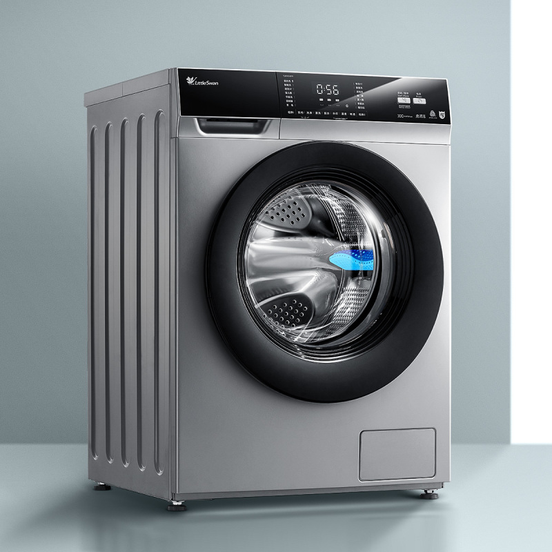 小天鹅littleswantg80v62ads58公斤全自动变频滚筒洗脱一体洗衣机纳米