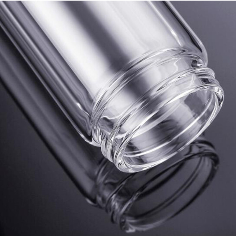 希诺 玻璃杯双层男女便携家用茶杯 XN-9302