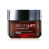 【保税现发】欧莱雅(L'OREAL)女士护肤套装 复颜抗皱紧致 化妆品 光学玻色因抗皱嫩肤抚痕滋润日霜/面霜 50ml