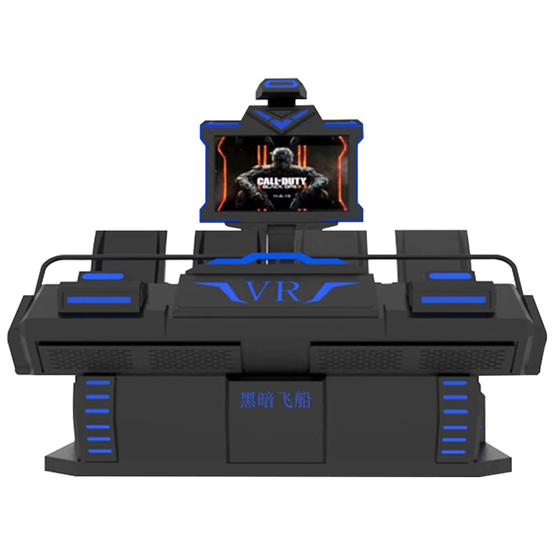 伍贰伍WEW-VRFC大型游乐设备VR四人飞船100个vr体感互动游戏