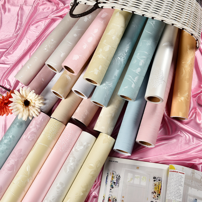 法耐pvc宿舍自贴墙纸宿舍ins森系卧室温馨家用自粘壁纸可擦洗防水防潮