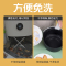 [补贴10%]锡纸空气炸锅专用吸油纸盘碗烧烤锡纸盒圆形烤箱家用铝箔餐盒打包铝箔方盒 183圆碗50个[适合4L空气炸锅]