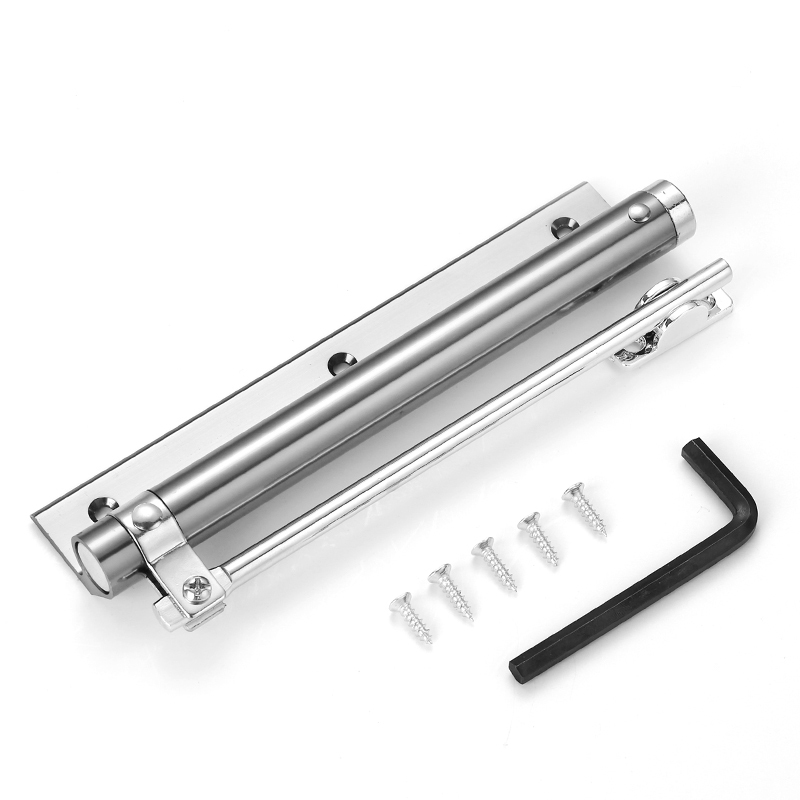 BONJEAN简易闭器家用自动关器液压缓冲自动弹簧闭合器免打孔 【哑银色】 其它