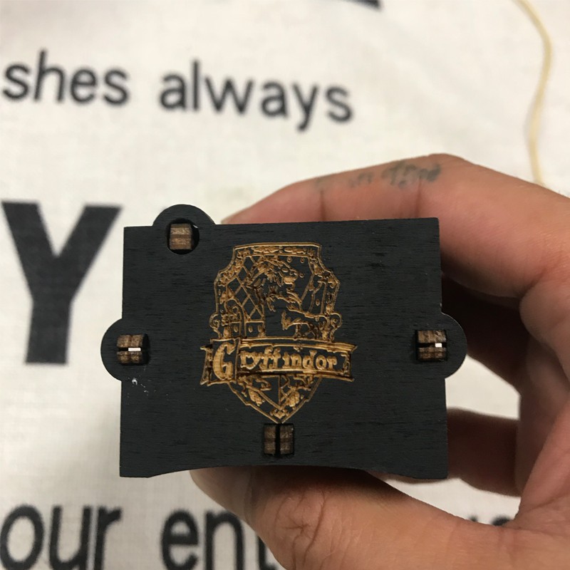 邋遢大王 暗黑哈利波特 黑色特别版哈利波特主题曲手摇八音盒 三维工匠音乐盒高清大图