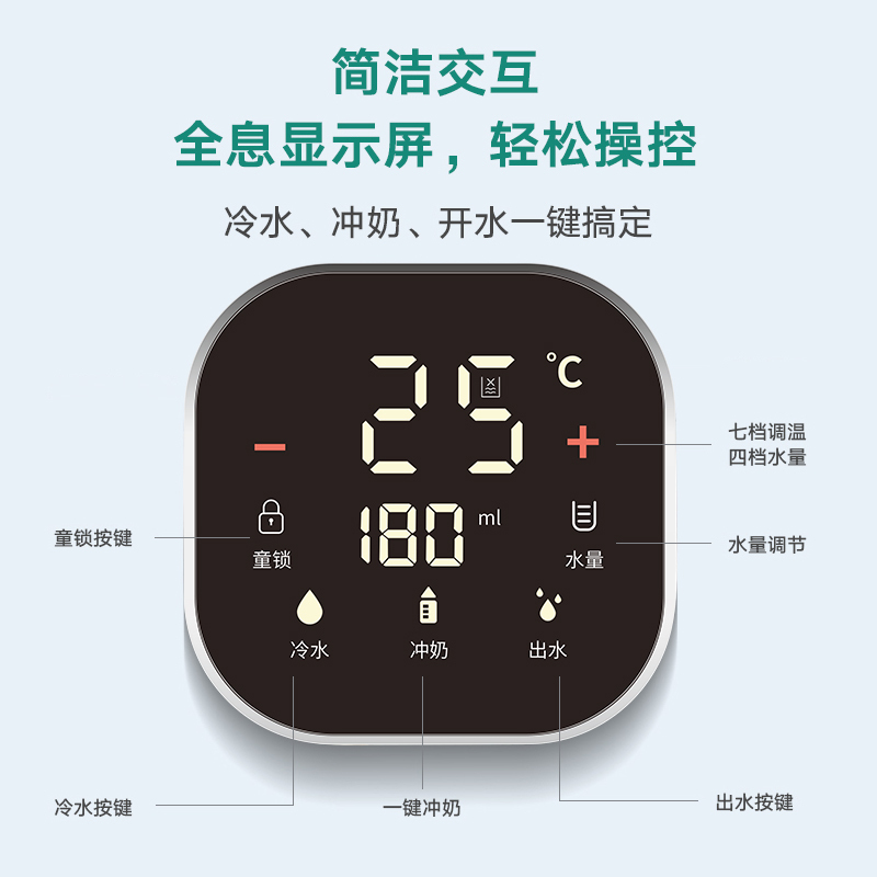 志高(CHIGAO)管线机家用壁挂式速热饮水机 即热净水机搭配套装3秒速热多段调温AF温热款