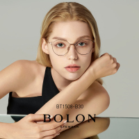 BOLON暴龙眼镜2021新品钛金属近视眼镜架猫眼女款光学镜框BT1508