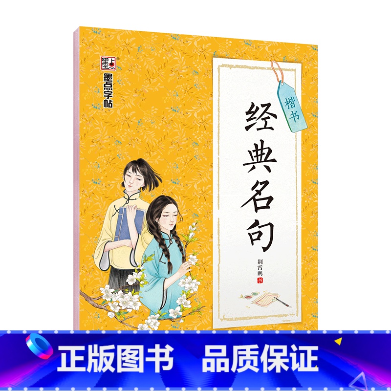 【楷书】经典名句(荆霄鹏) 【正版】字帖练字大学生行楷女男生行书字帖硬笔书法临摹练字帖成年初学者经典文化系列荆霄鹏楷书行