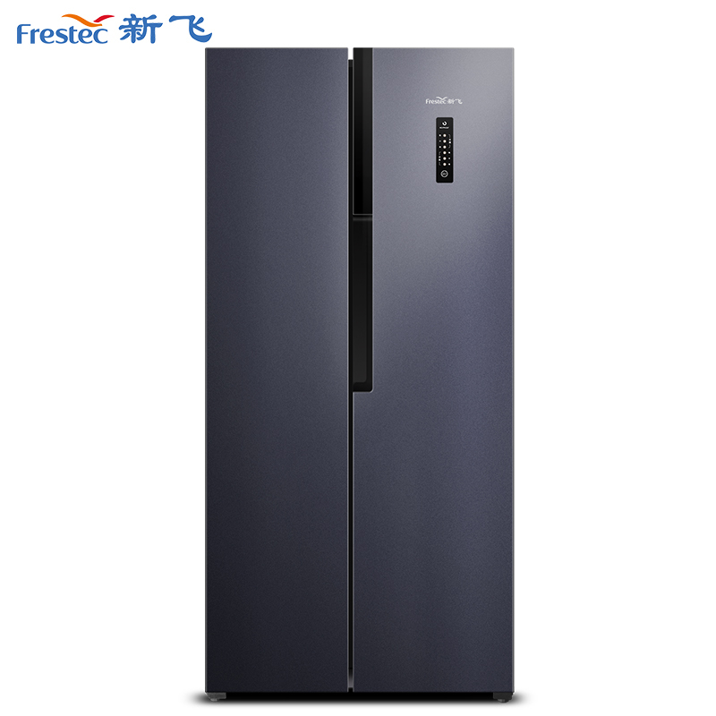 新飞(Frestec)520升原鲜钛除菌净味对开门冰箱多路送风一级变频大容量(青釉蓝)BCD-520WK9CT/L