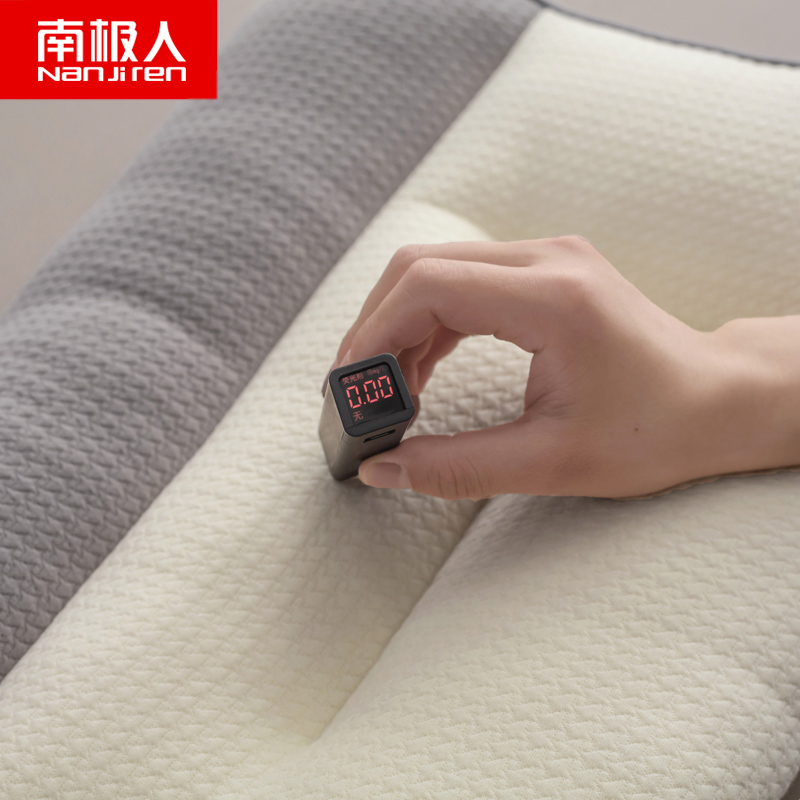 南极人(NanJiren)家纺 A类抗菌防螨枕头护颈椎枕芯助睡眠整头单人成人睡觉专用一对家用高清大图