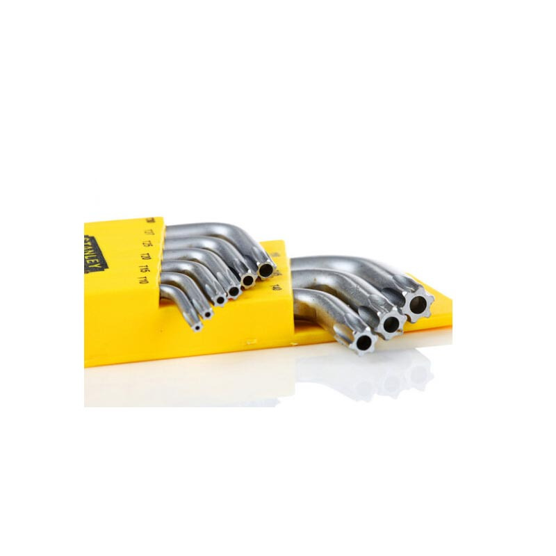 史丹利(Stanley)9件套长L形中孔花形扳手TT10-TT50 92-625-23 货期5-10天