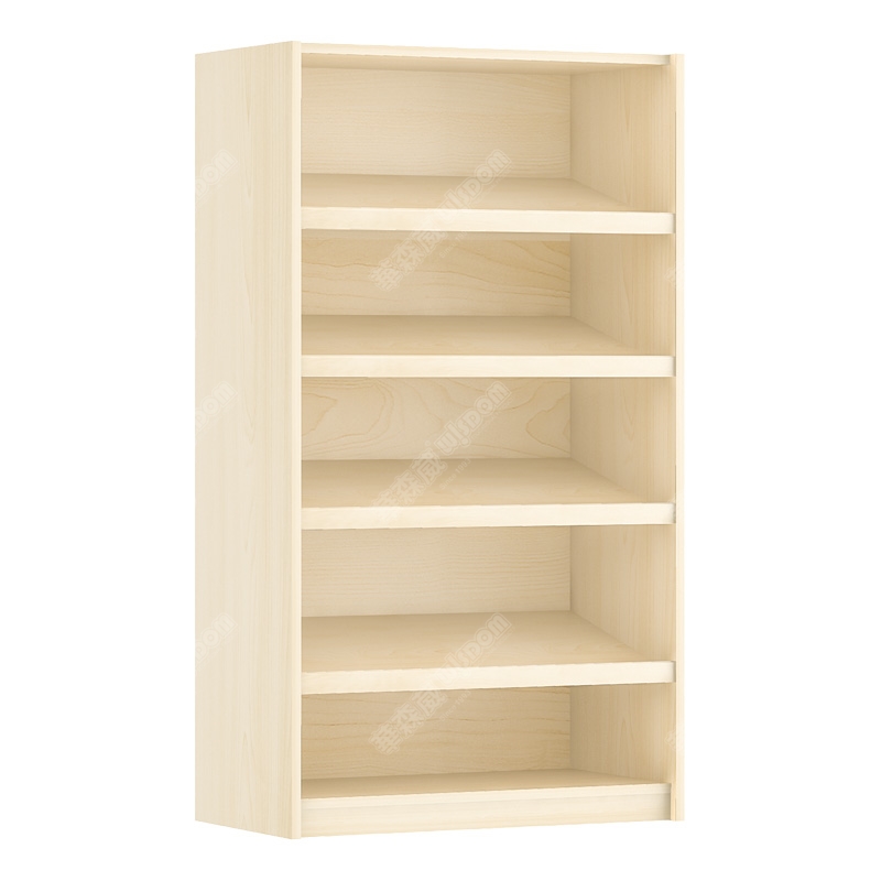 华森葳儿童家具 单格立式中空柜 高直立图书柜 图书柜高清大图