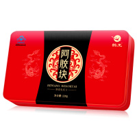 鹤王阿胶块120g打粉熬 阿胶糕即食阿胶固元膏阿娇糕片