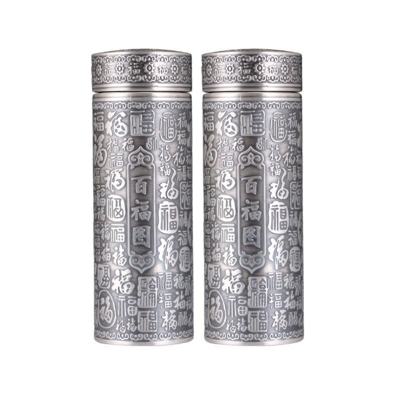 食用级999内外纯银杯云南雪花熟银景区同款正品银杯子保健杯【价格图片