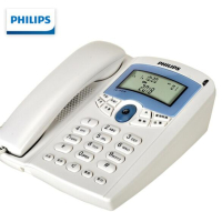 飞利浦(PHILIPS)TD-2816 电话机座机 固定电话 免电池 来电显示 双插孔(白色)