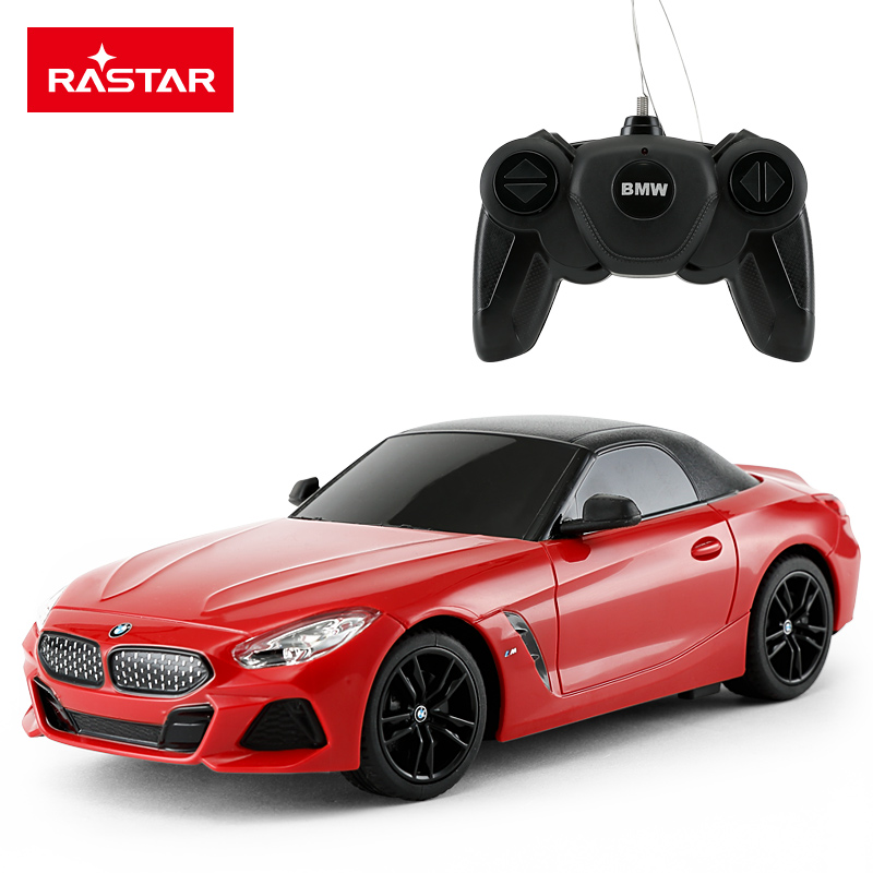 星辉(Rastar)1:24宝马Z4动态遥控车 儿童玩具电动遥控汽车模型96200红色高清大图