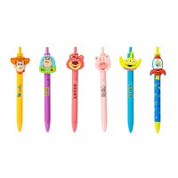 MINISO名创优品 玩具总动员盲盒趣味笔0.5mm中性签字笔写字笔学生 2支装(款式随机发)