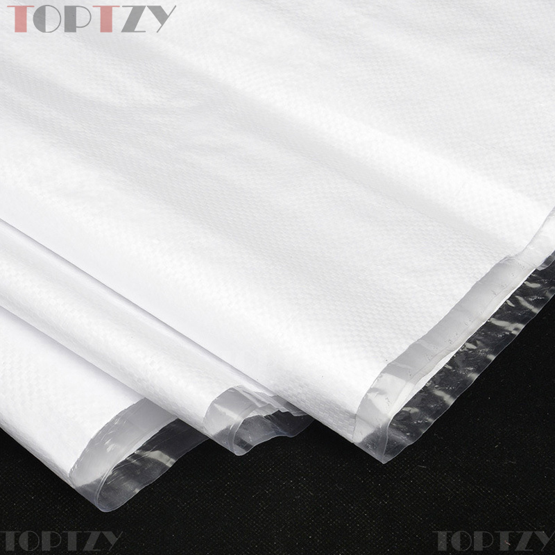toptzy TZ5071243 编织袋白色覆膜防水防潮蛇皮袋 600*1000mm 加厚款 50个高清大图
