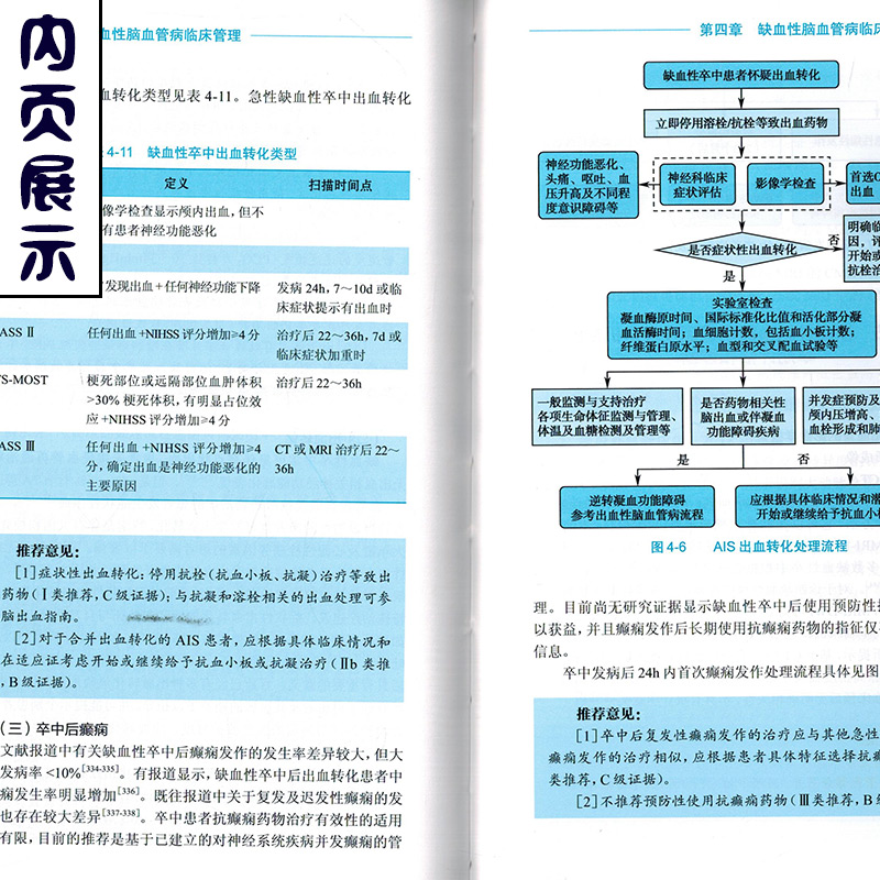 [正版] 中国脑血管病临床管理指南 中国卒中学会组织编写 心脑血管病诊疗预防 血液内科学参考工具书籍 人民卫生出版社97高清大图