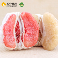 展卉 精品琯溪蜜柚 鸳鸯柚子2粒 1红1白 1.展卉 鸳鸯柚子(红心+白心) 2个装 总重量1.8-2.5kg 新鲜水果