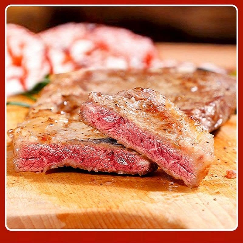 厨易到家有肉吃 牛肉精选礼盒D 安格斯谷饲上脑牛排1500g图片
