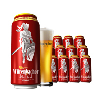 瓦伦丁(Wurenbacher)烈性啤酒500ml*12听装德国进口