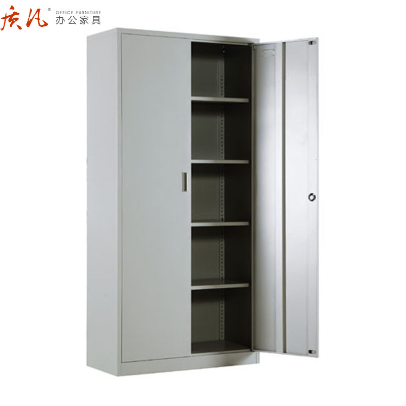 质凡 储物档案资料柜带锁柜子 两门矮柜