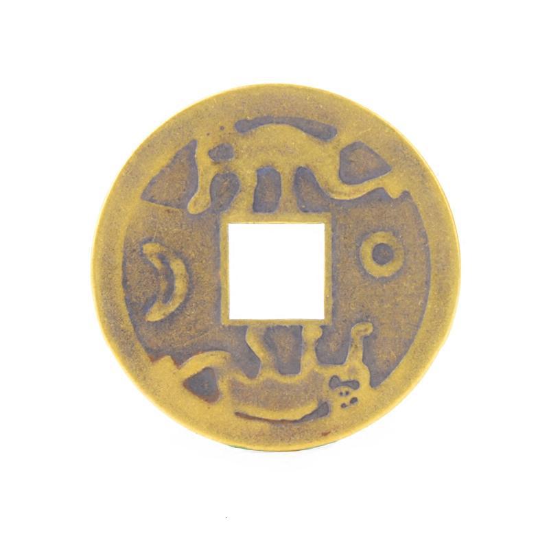 家柏饰(CORATED)五帝钱六帝钱清代古钱币挂件铜铜钱摆件大号高清大图