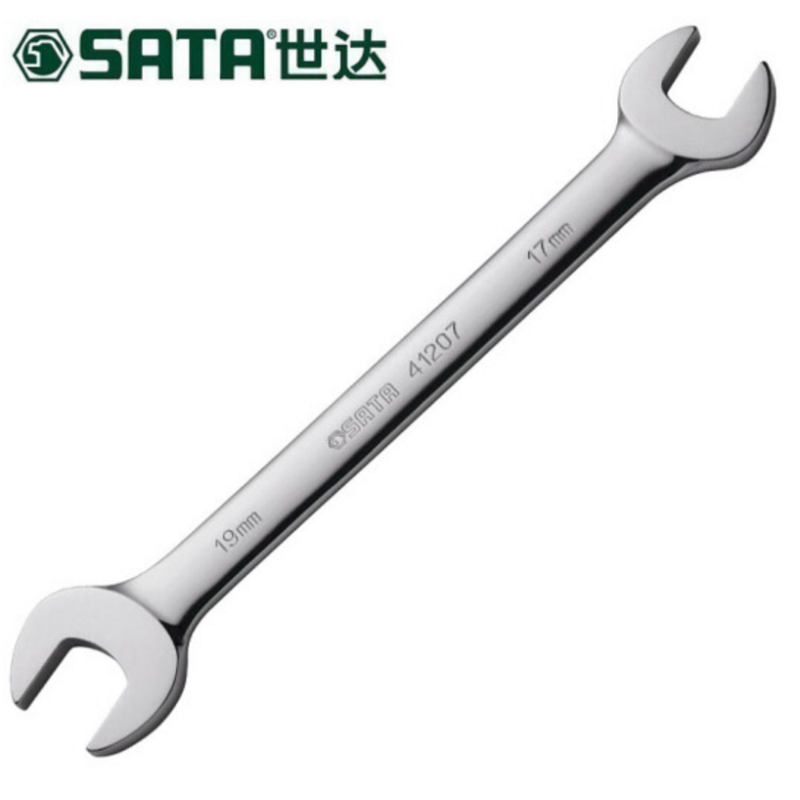 世达(STAT)双头呆开口扳手工具全抛光双开口扳手 12x14MM 41205