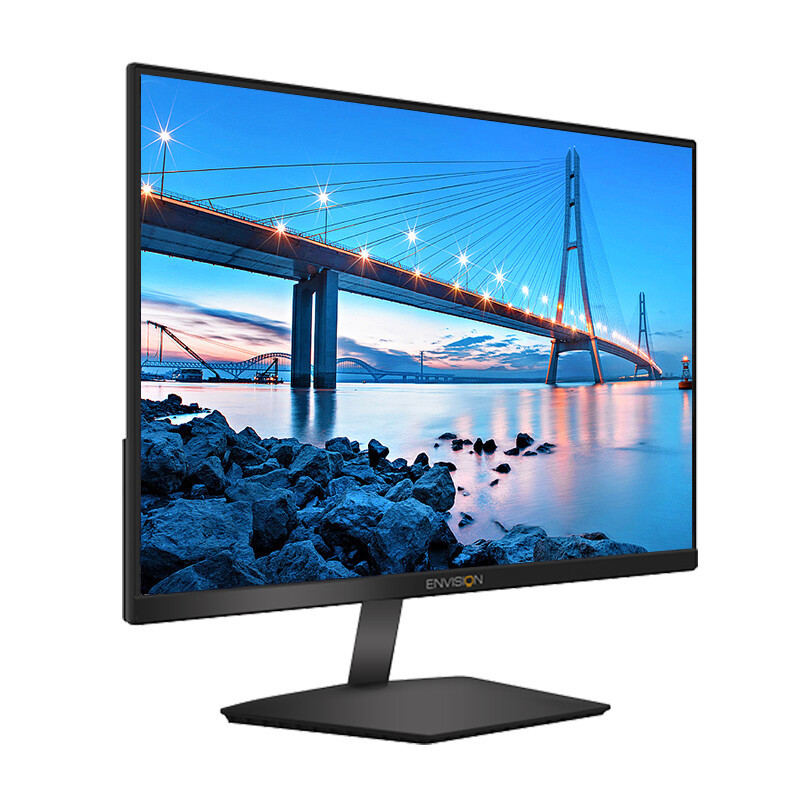 易美逊238英寸75hz显示器家用办公电脑显示屏幕窄边框不闪屏hdmi接口