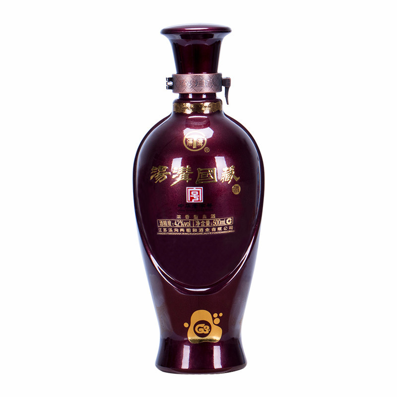 汤沟国藏酒 浓香型国产白酒 商务用酒 42度国藏G3 500ml